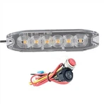 Yupqa 6 LED panjarali LED Strobe chiroq